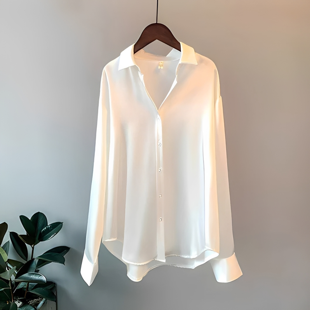 Zaniyah - Schimmerndes Langarmshirt
