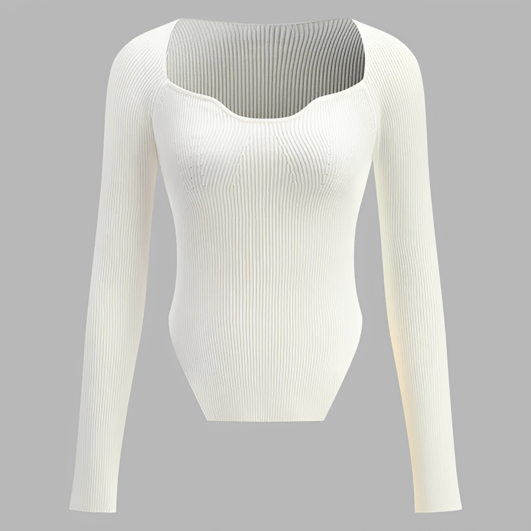 Helena - Stilvolles und elegantes Langarm-Top