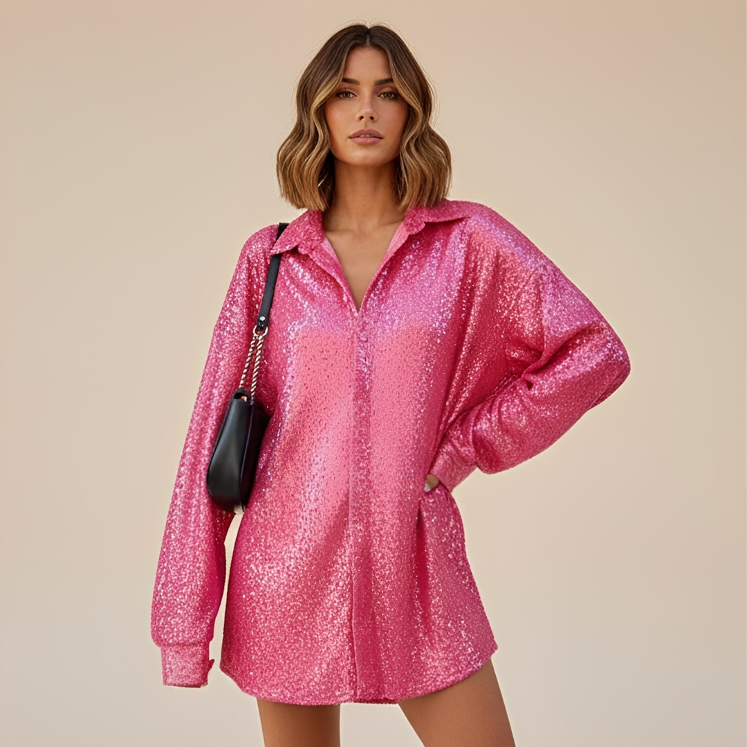 Laurie - Stilvolle und Zeitgemäße Oversized-Bluse