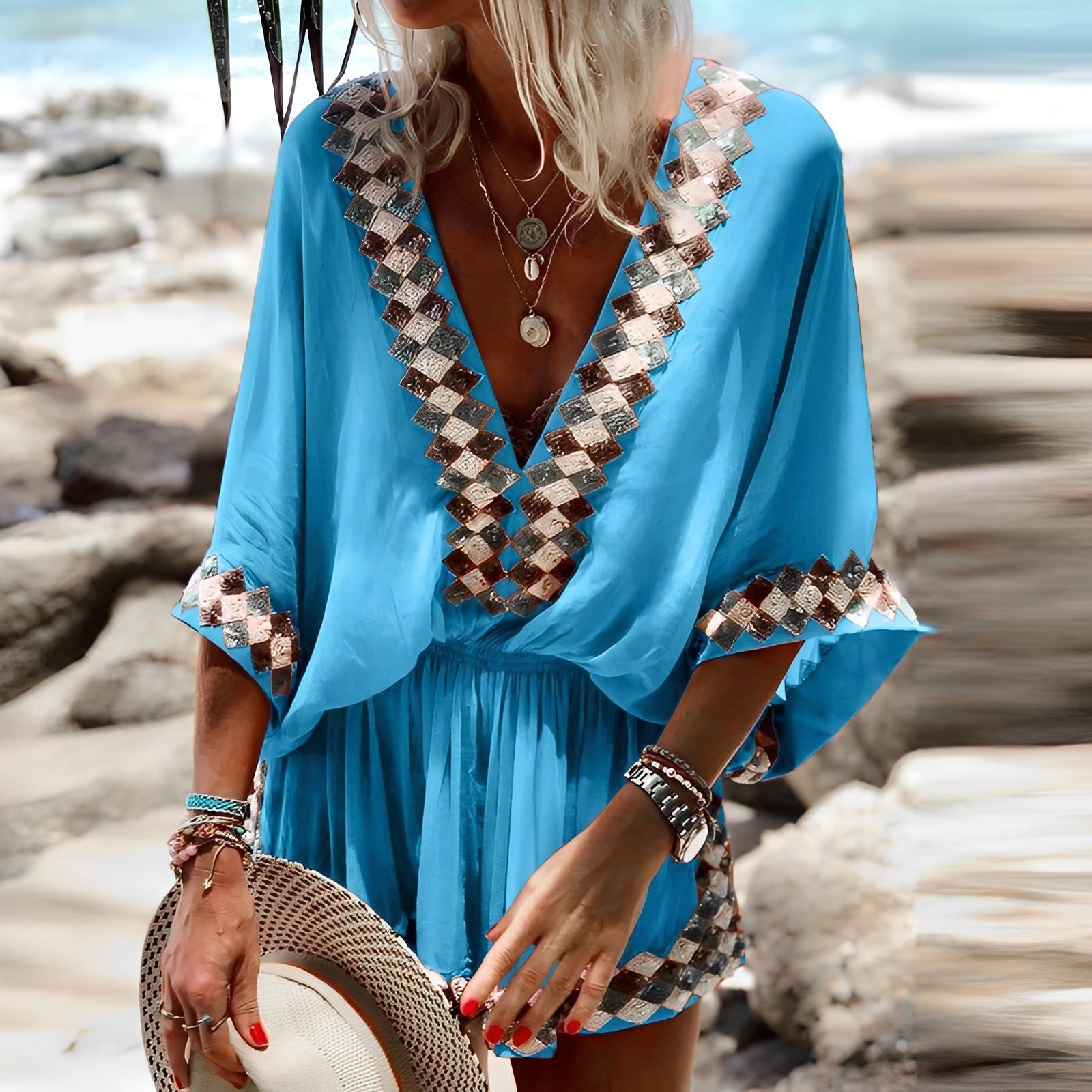 Jenn - Eleganter Boho-Overall