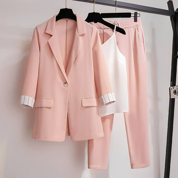 Paula - elegantes Dreiteiler-Blazer-Set für Damen