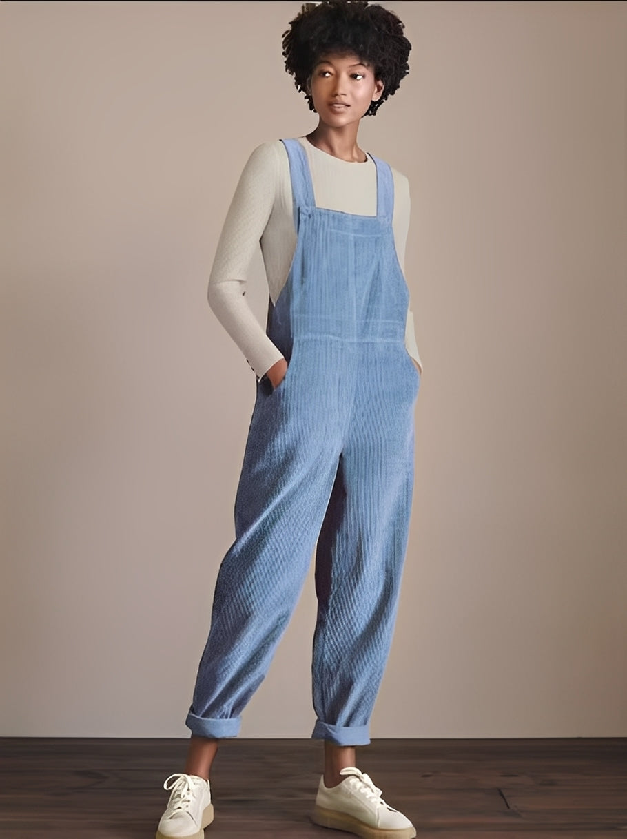 Kristina - Stilvoller Cord-Jumpsuit für Damen
