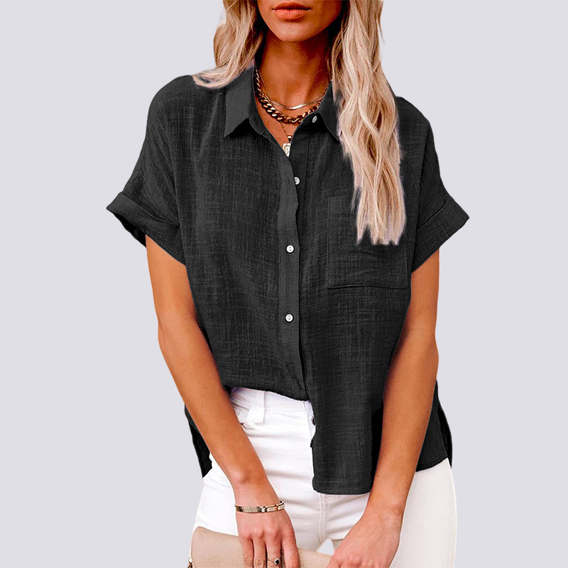 Nicole - Shirt mit kurzen Ärmeln und Tasche