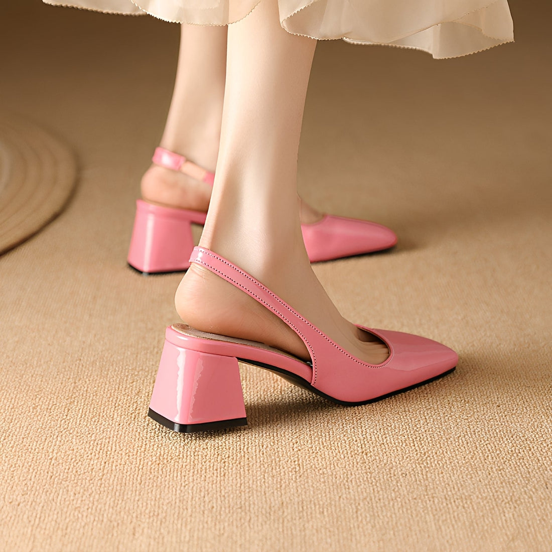 Kristen - Stilvolle Schuhe mit eckigen Absätzen