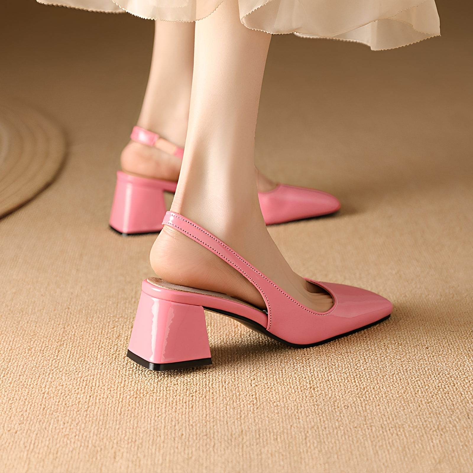 Kristen - Stilvolle Schuhe mit eckigen Absätzen