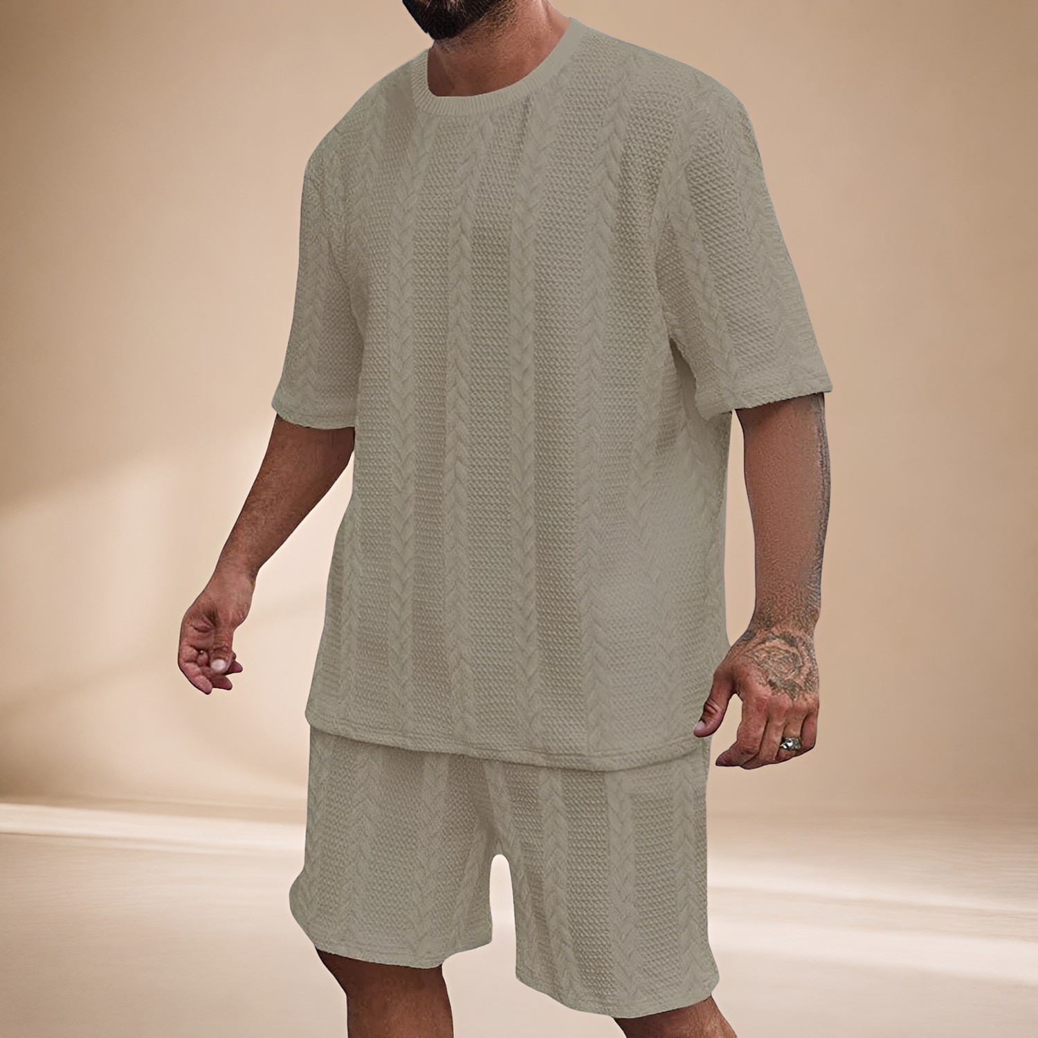 Johnston - Bequemes Set mit Oberteil und Shorts