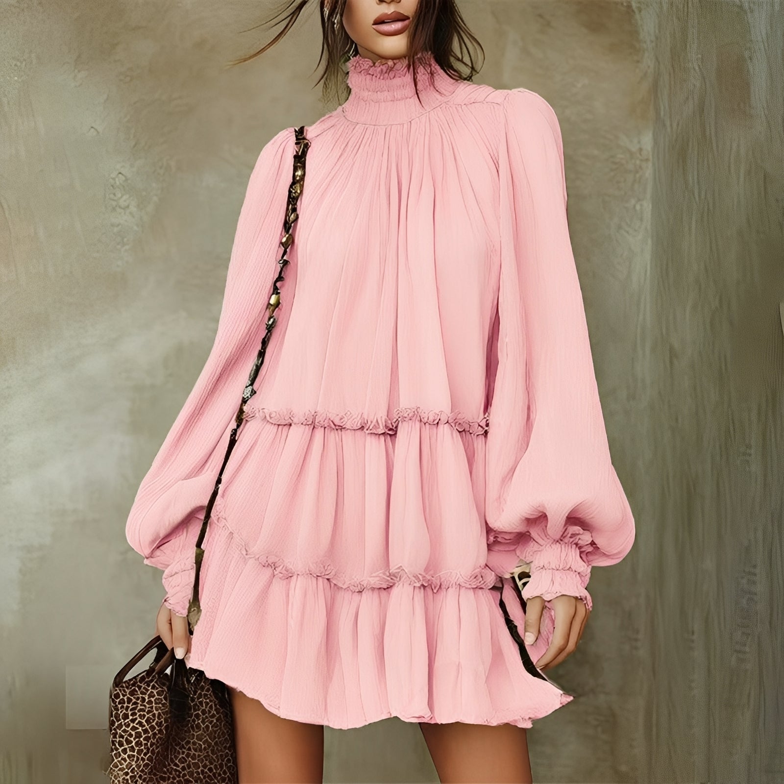 Mayeth - Schickes Ruffle-Minikleid