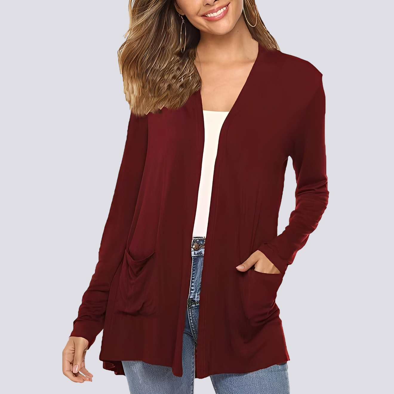 Bertha - Komfortable Jacke mit langen Ärmeln