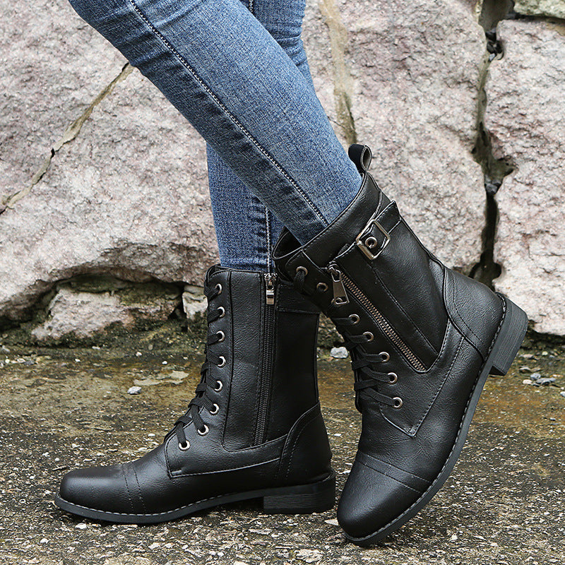 Katerina - Elegante Stiefel mit kleinem Absatz