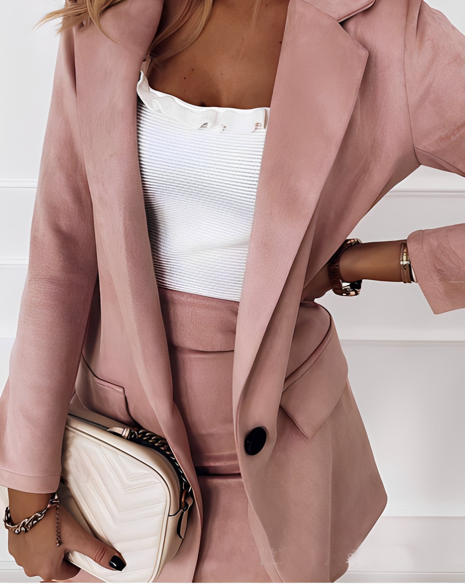 Katelyn - Stilvolles Blazer- und Minirock-Set