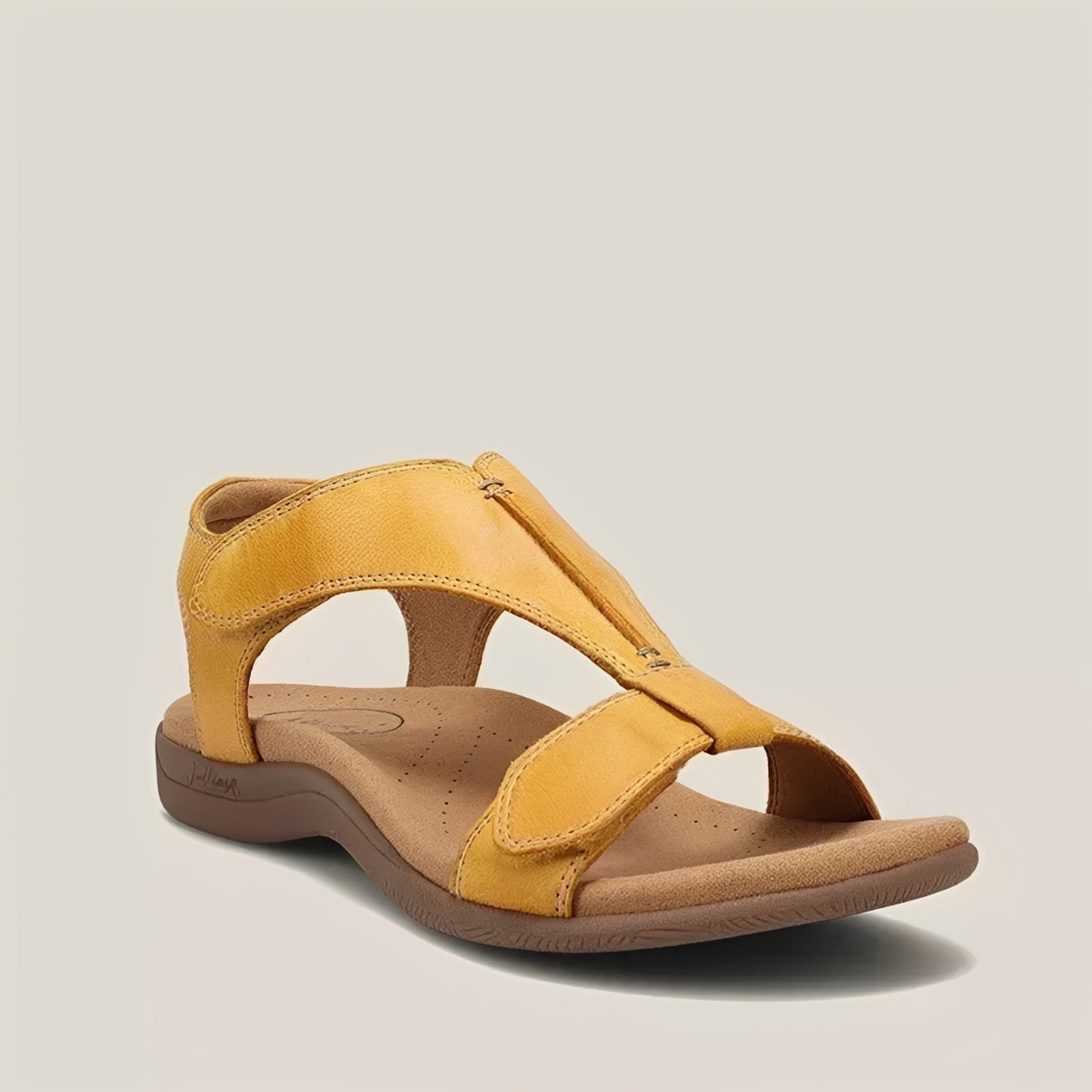 Sharon - Plateau-Sandalen mit Klettverschluss