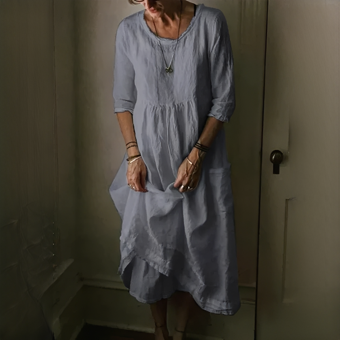 Aimee - Angenehmes Plisseekleid