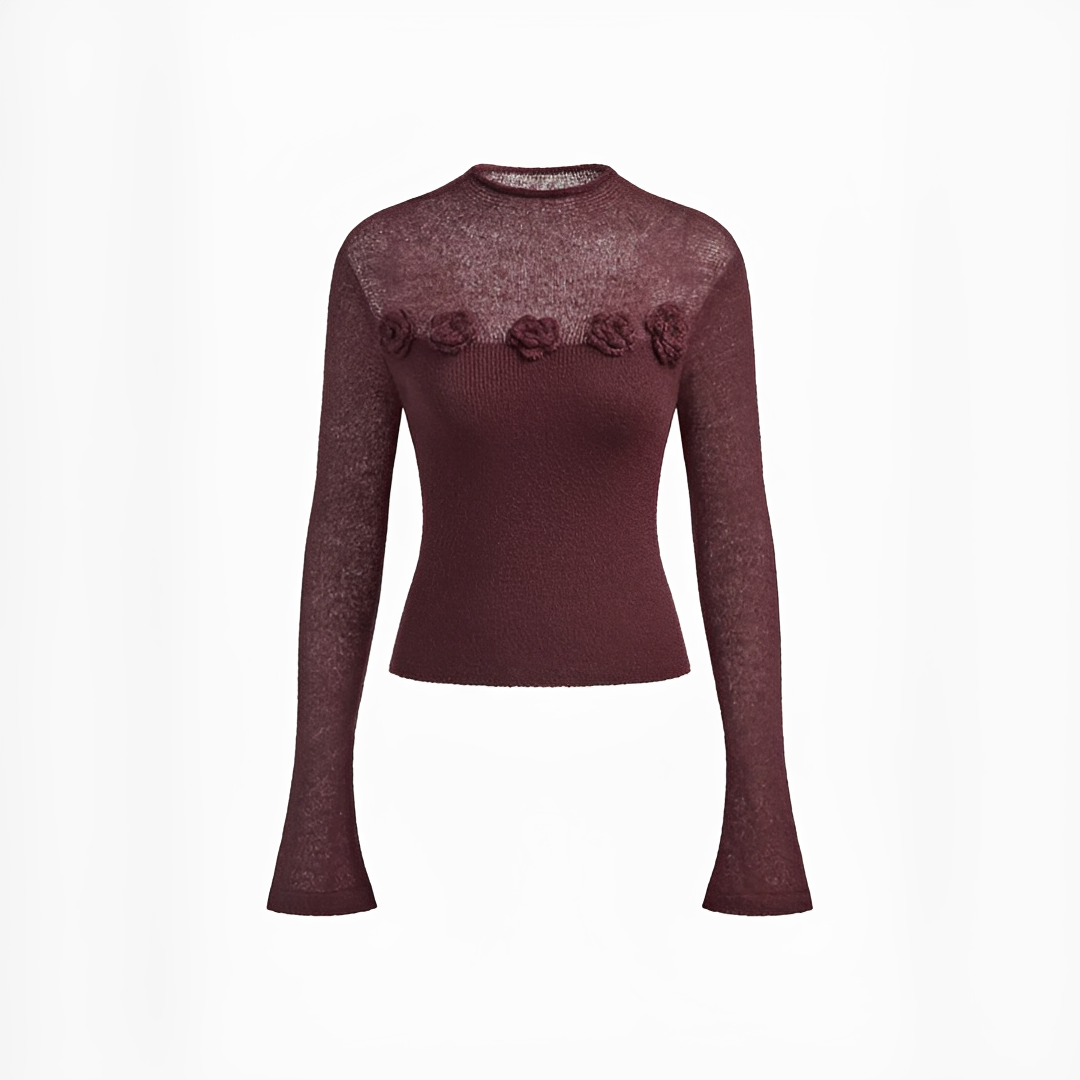 Izza - Chic Rundhals-Oberteil