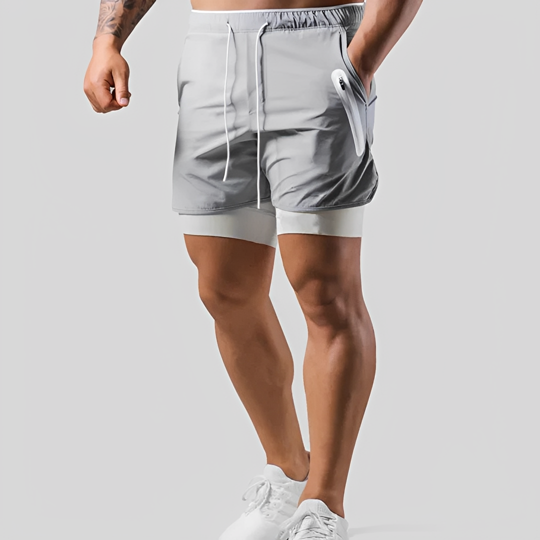 Steven - Männer Shorts - Zweilagig für sportliche Aktivitäten