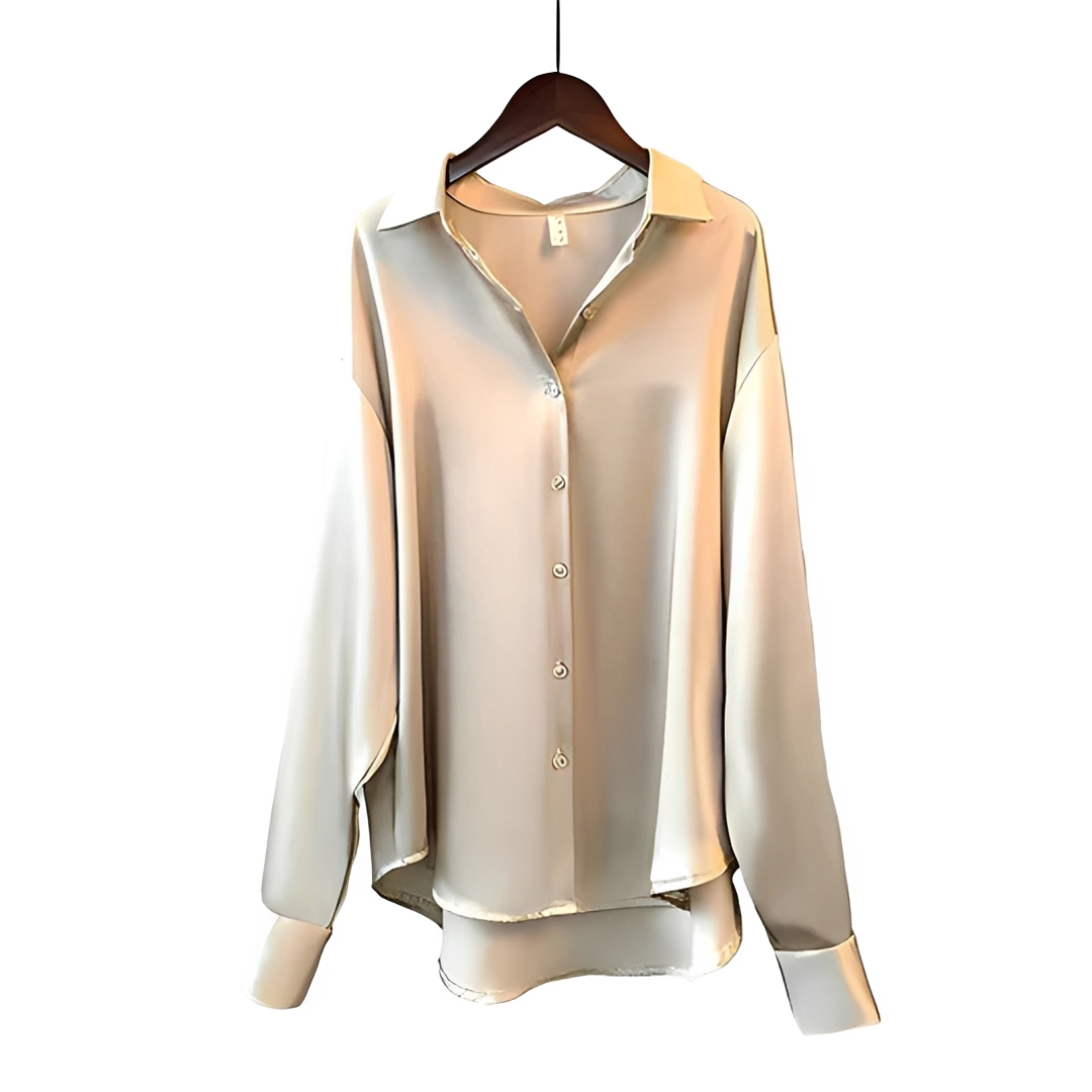 Zaniyah - Schimmerndes Langarmshirt