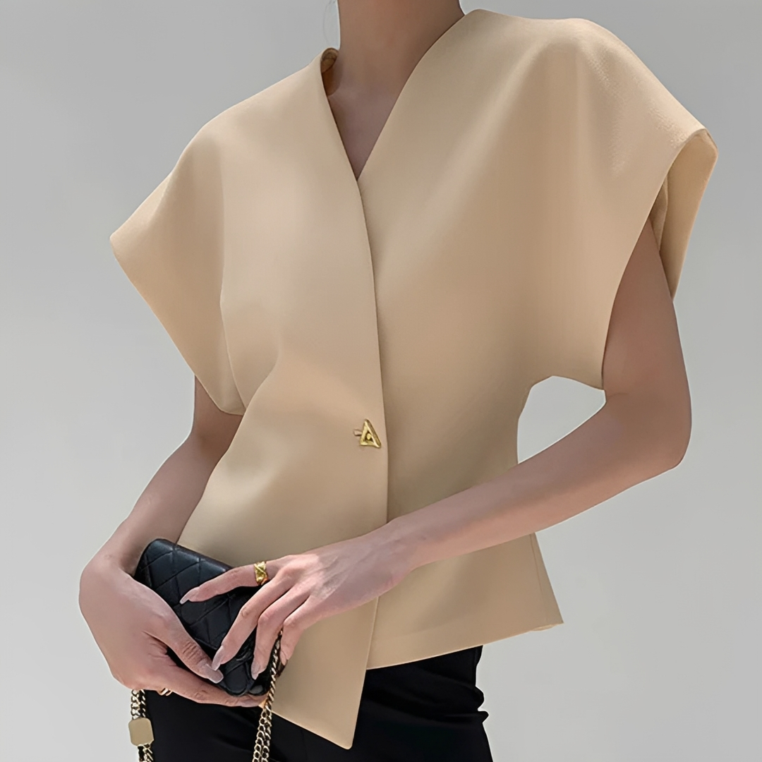 Ariella - Modische V-Ausschnitt Bluse