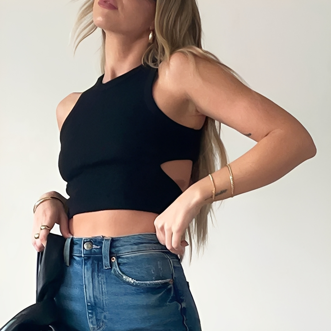 Dalia - Raffiniertes Kurzes Tanktop