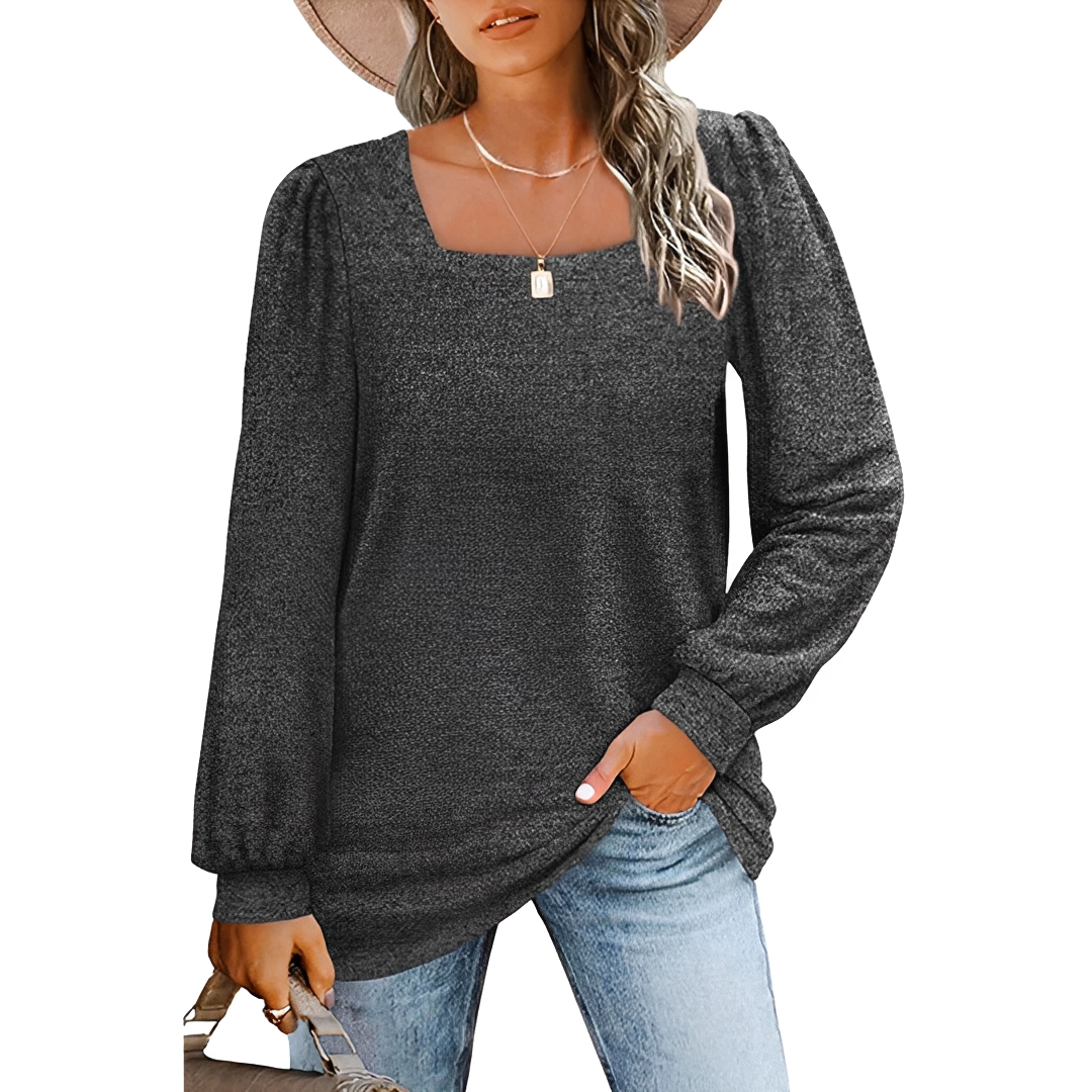 Jaylin - Elegantes Top mit eckigem Ausschnitt