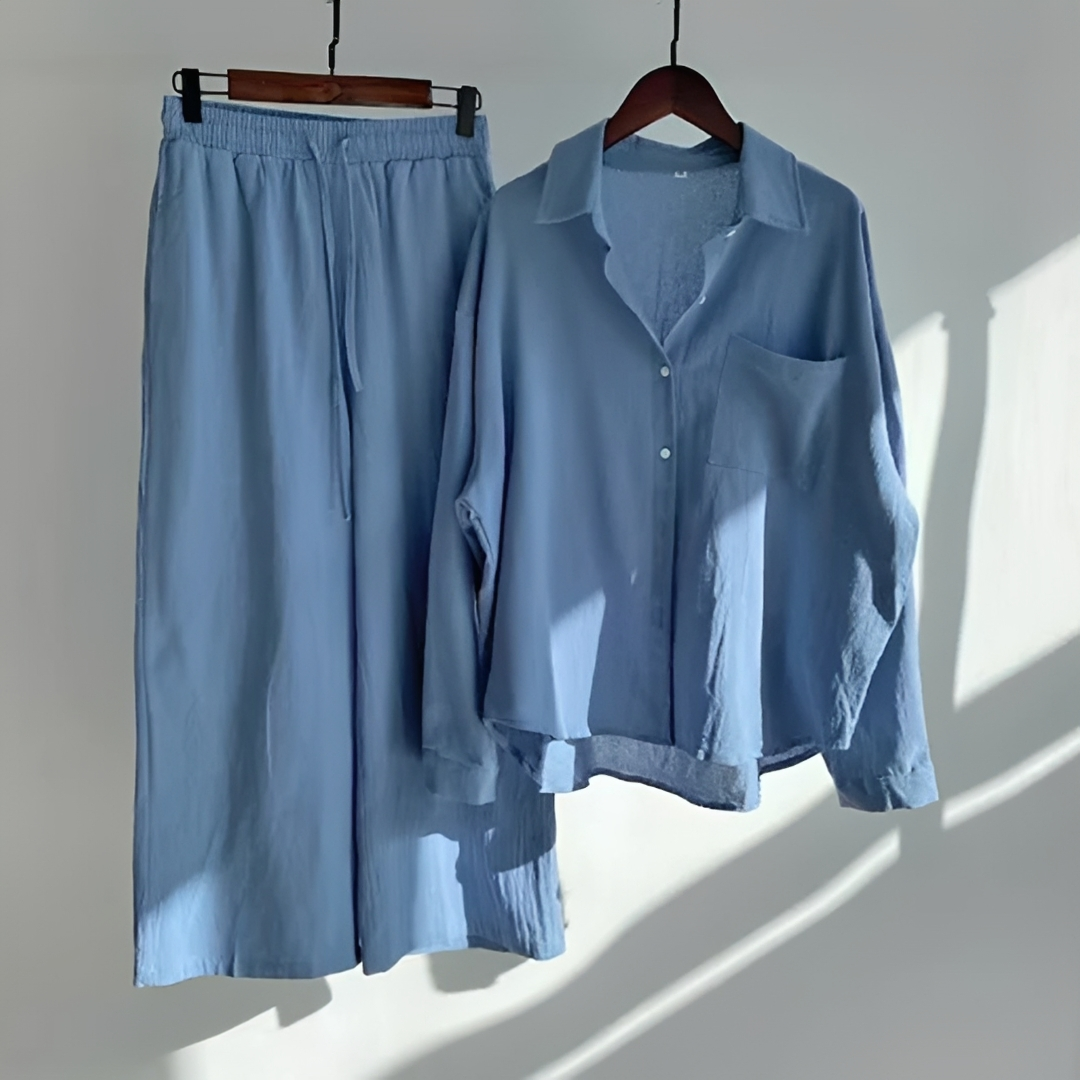 Madalynn - Bequemes Hosen-Set mit weiter Passform