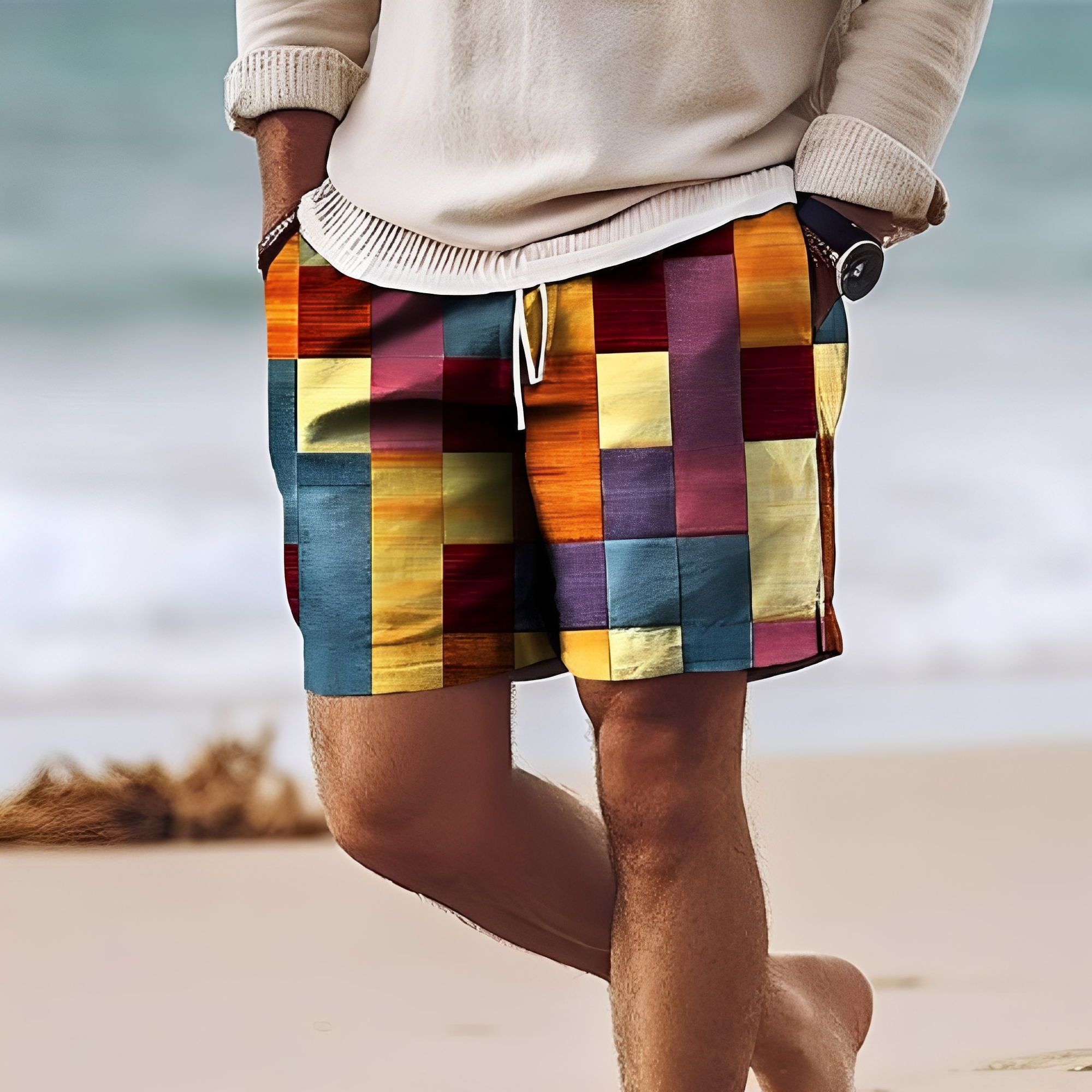 Aidan - Trendige Badeshorts