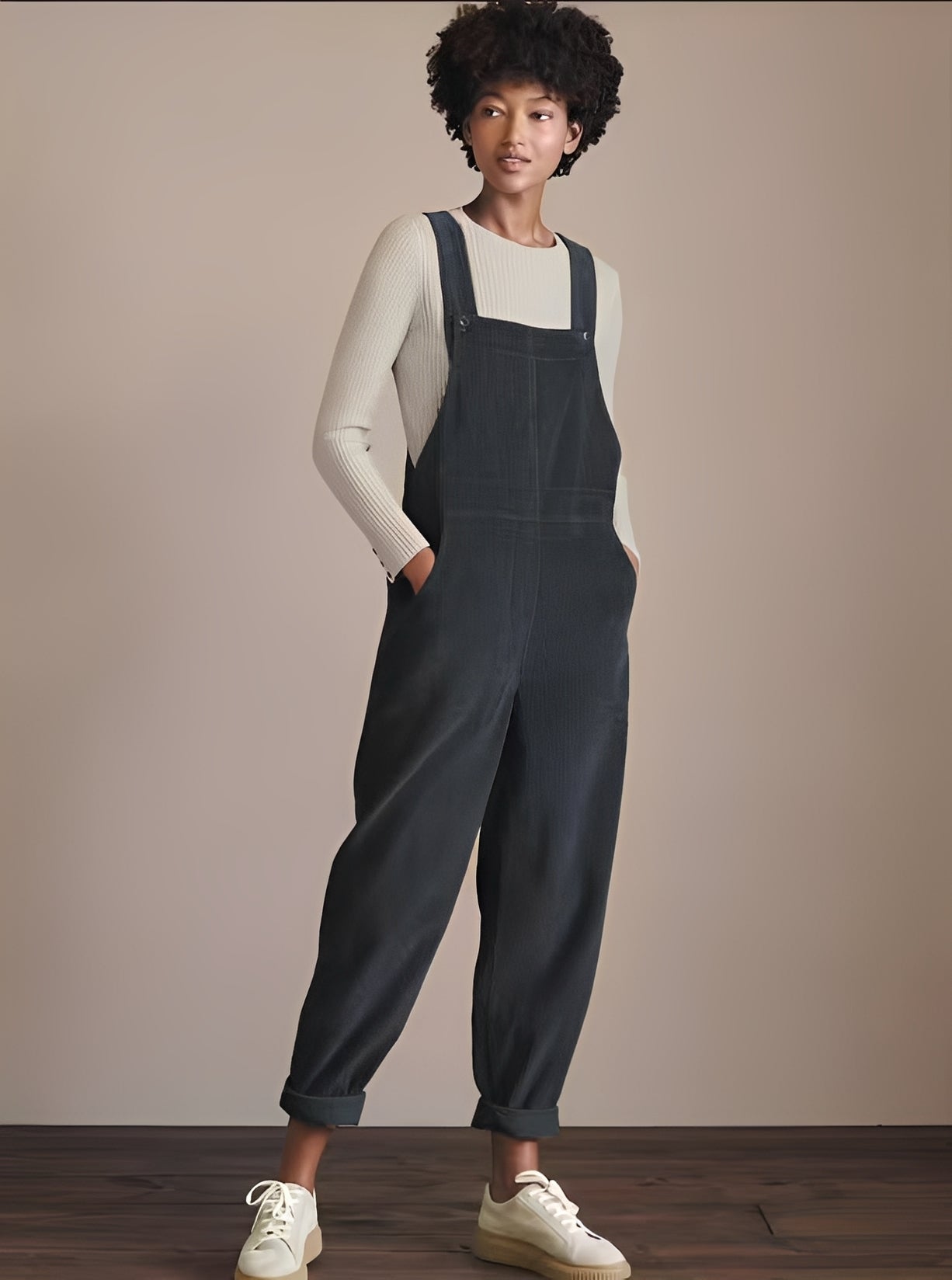 Kristina - Stilvoller Cord-Jumpsuit für Damen