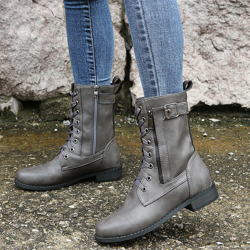 Katerina - Elegante Stiefel mit kleinem Absatz