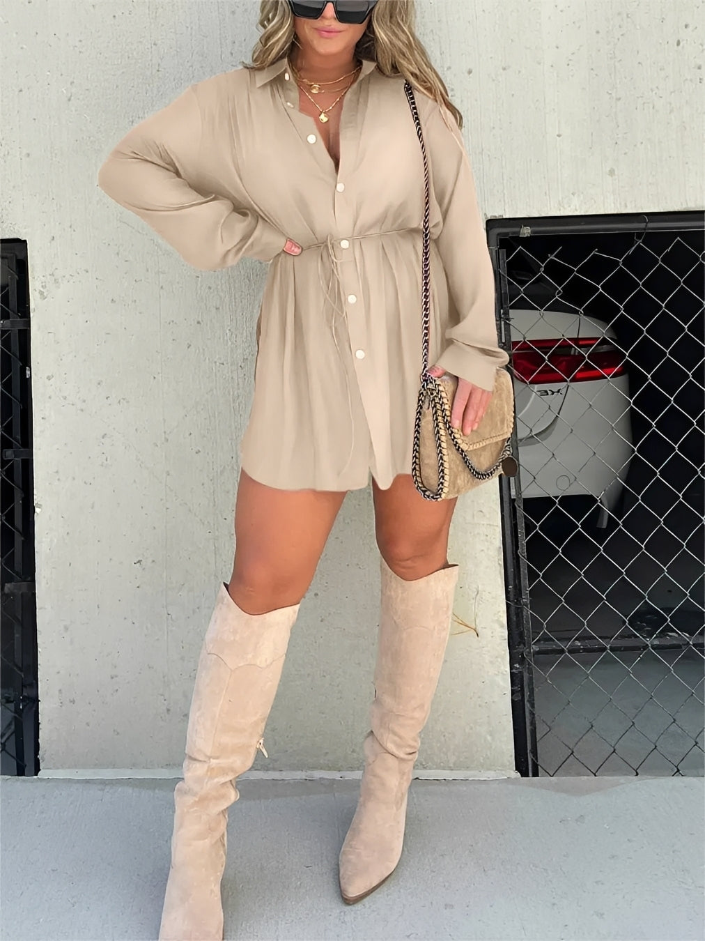 Effie - Bequemer Jumpsuit mit langen Ärmeln