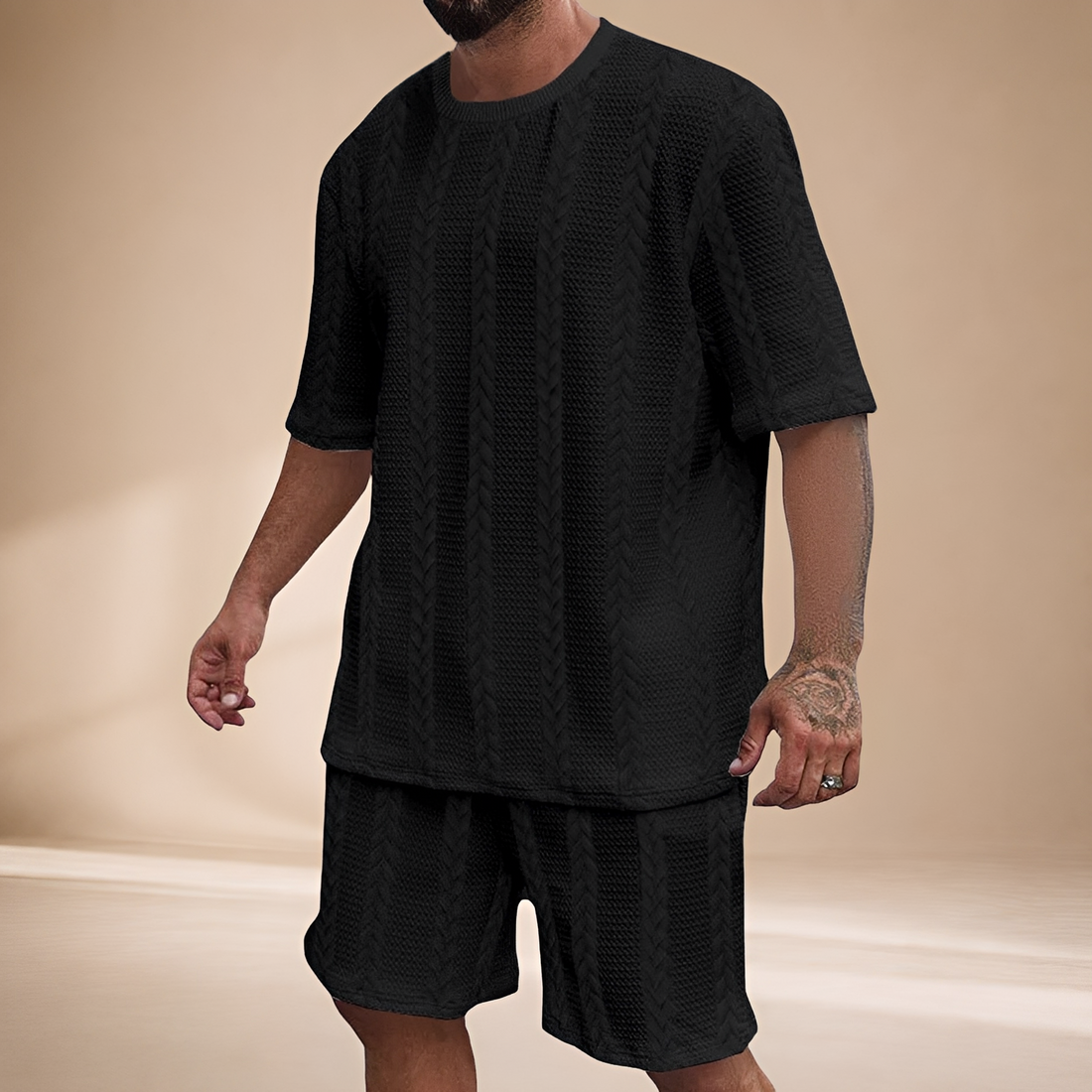 Johnston - Bequemes Set mit Oberteil und Shorts
