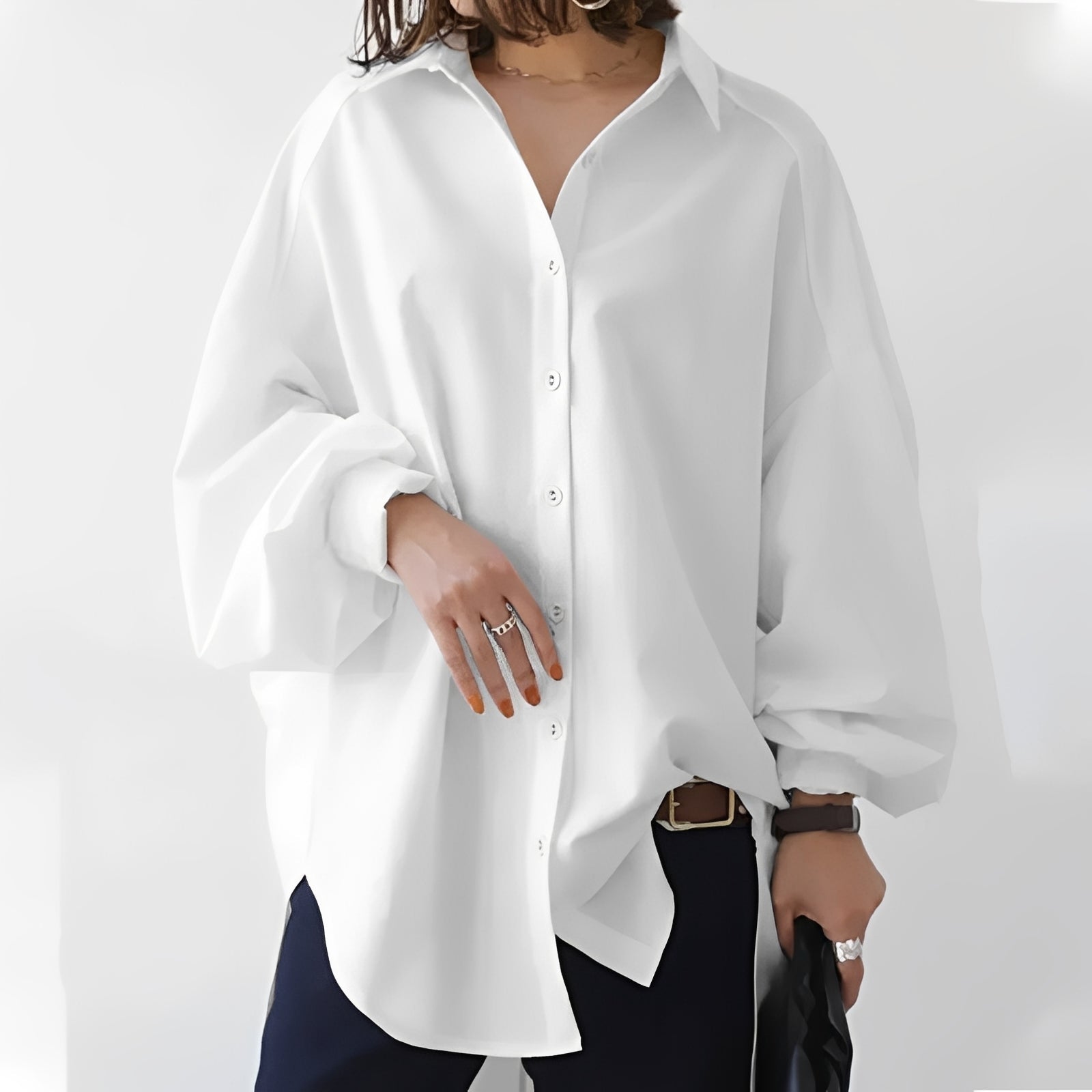 Brittney - Komfortable Oversize-Bluse