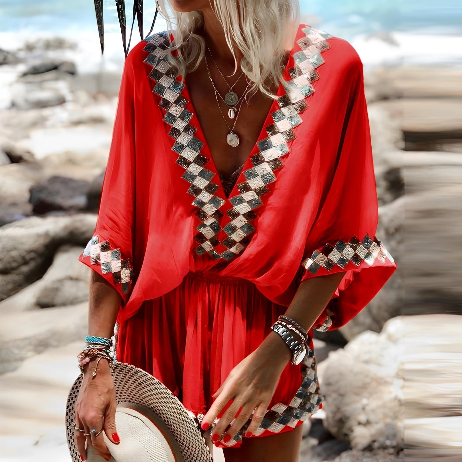 Jenn - Eleganter Boho-Overall