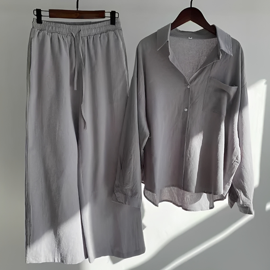 Madalynn - Bequemes Hosen-Set mit weiter Passform