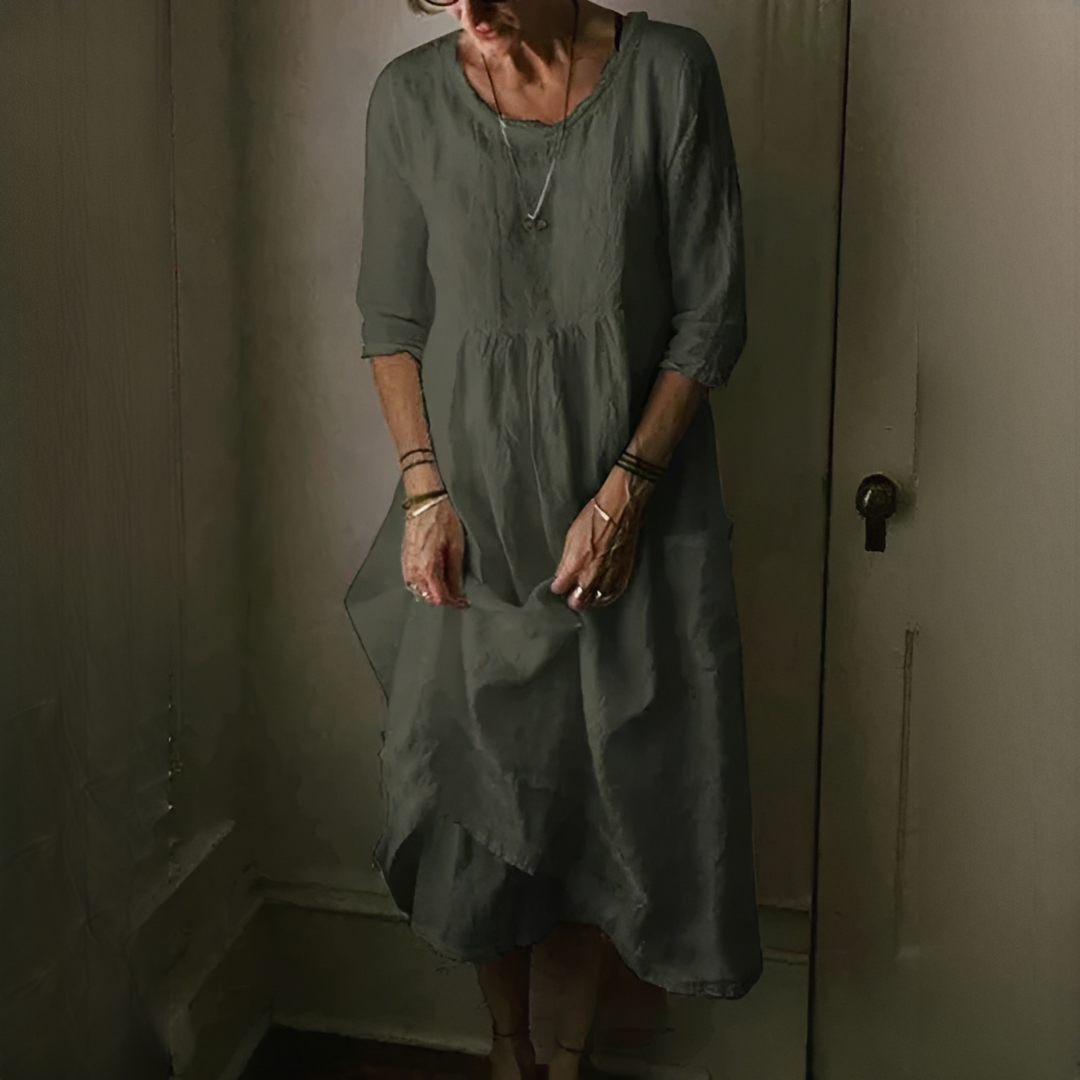 Aimee - Angenehmes Plisseekleid
