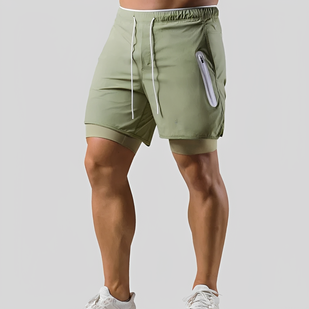 Steven - Männer Shorts - Zweilagig für sportliche Aktivitäten