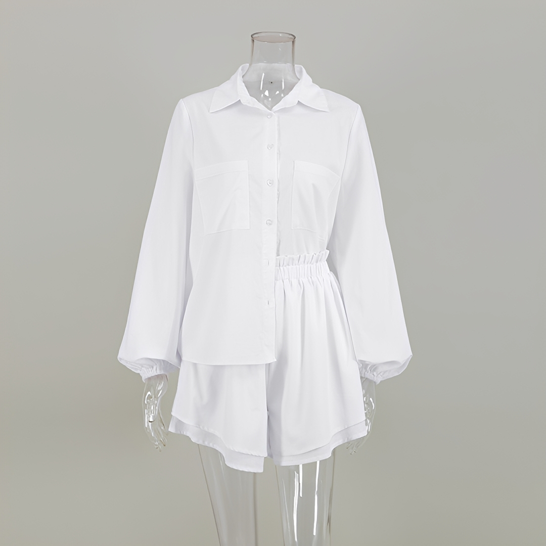 Larnie - Modisches Top und Shorts-Set