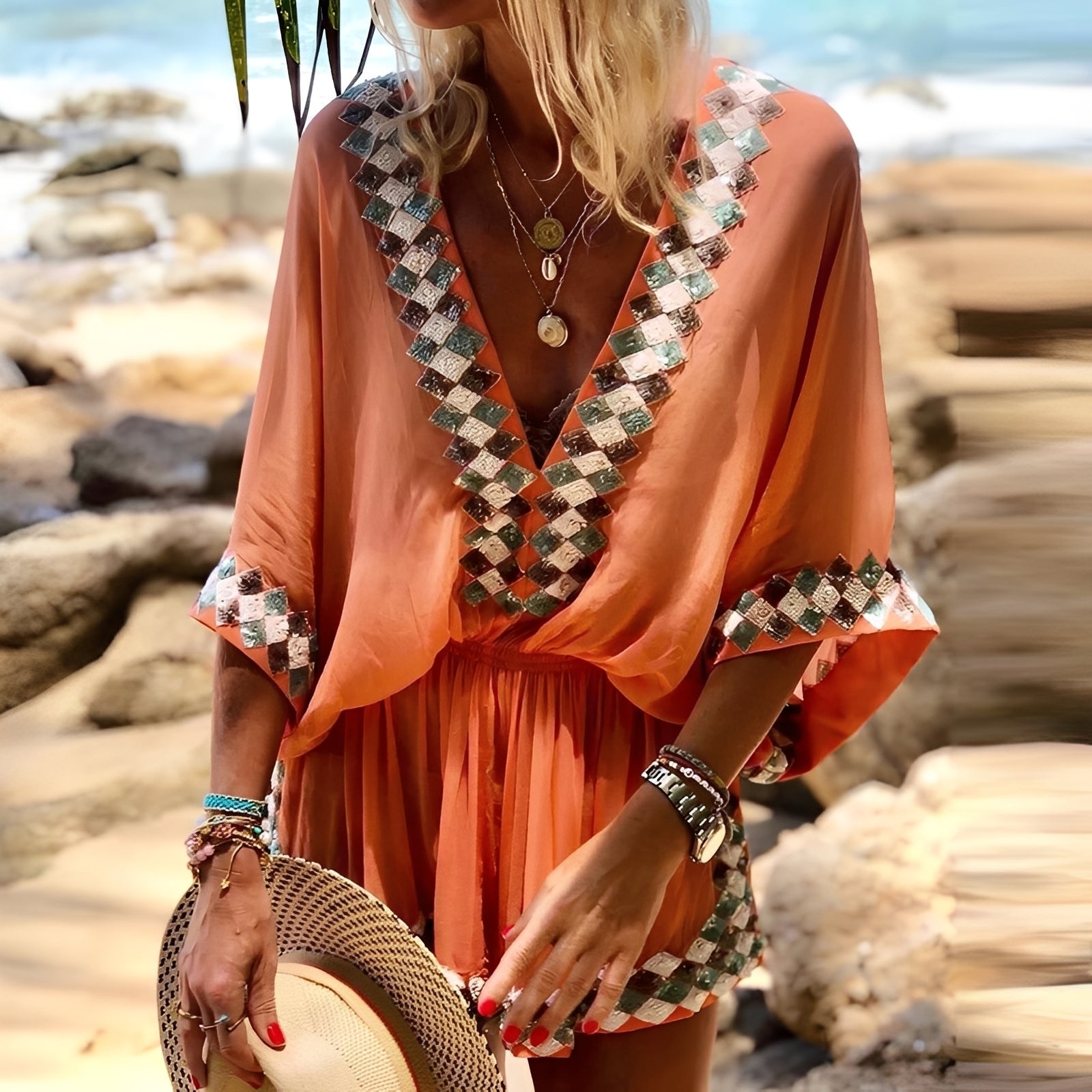 Jenn - Eleganter Boho-Overall