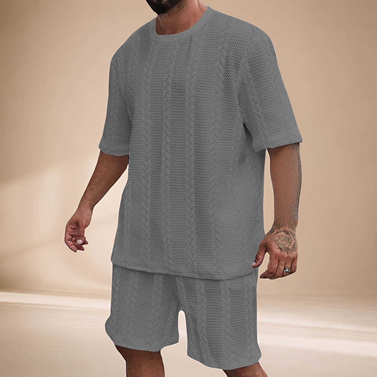 Johnston - Bequemes Set mit Oberteil und Shorts