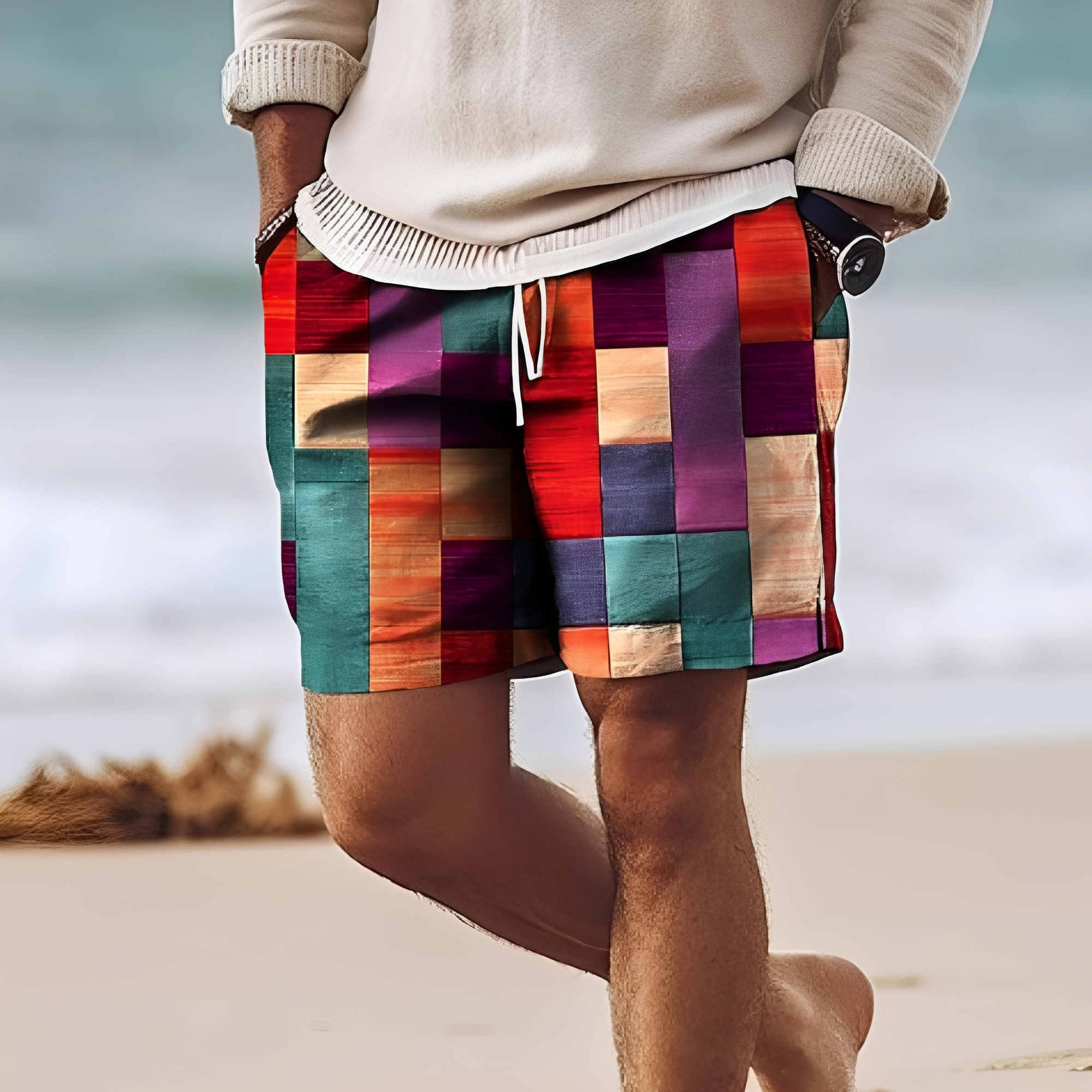 Aidan - Trendige Badeshorts