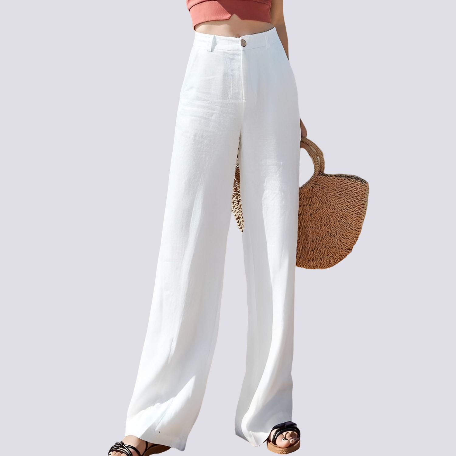 Nellie - Bequeme Hose mit weitem Bein