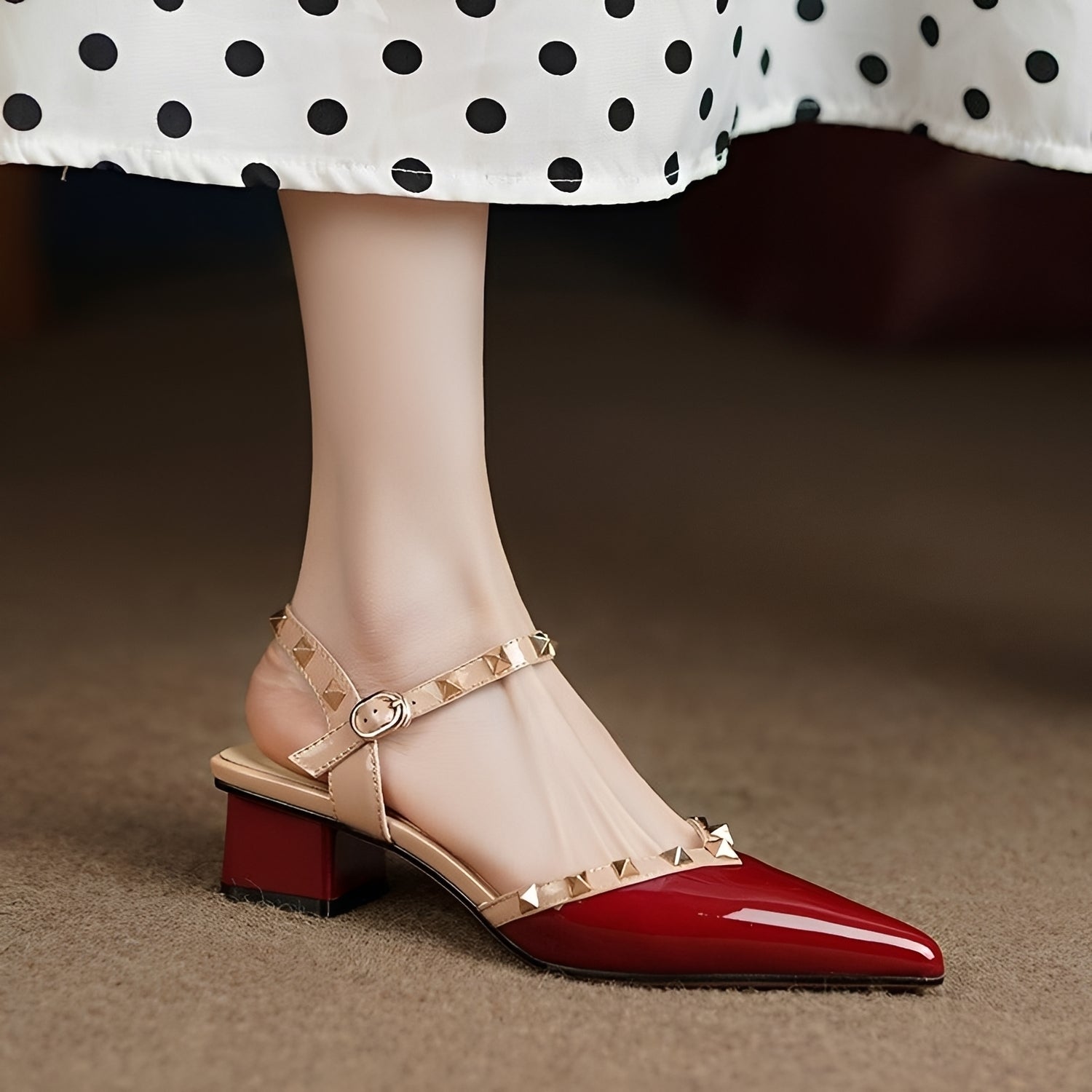 Carla - Stilvolle spitze High Heels