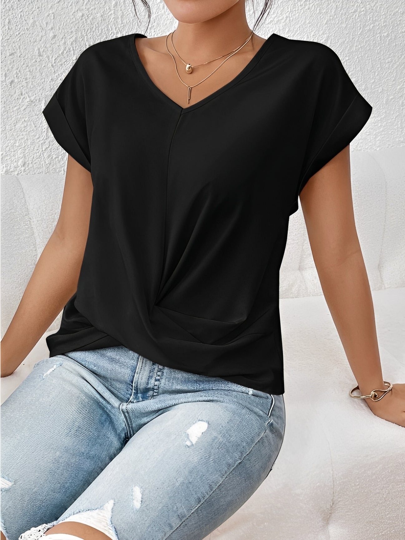 Lucie – Damen-V-Shirt für den Alltag