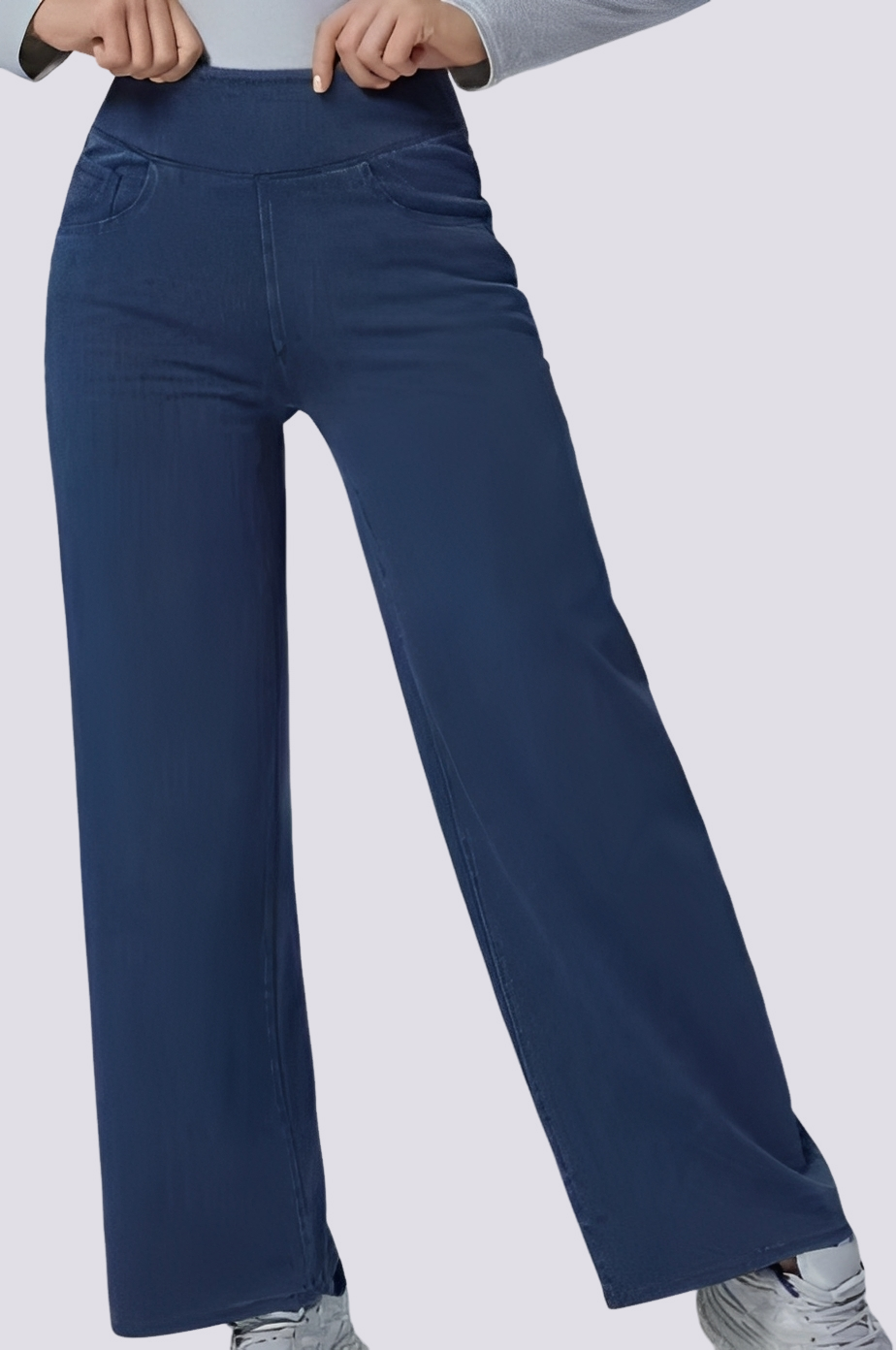 Carrie - Modische Hose mit Hohem Bund