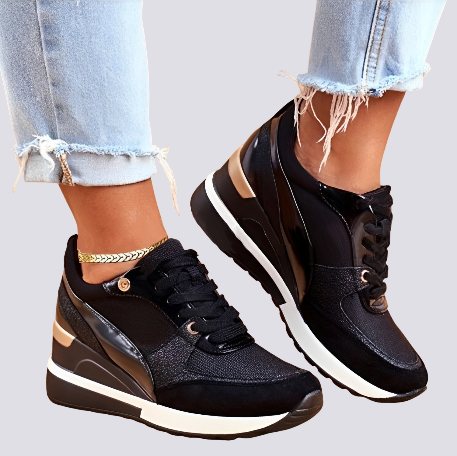 Demi - Modische Plateau-Sneaker
