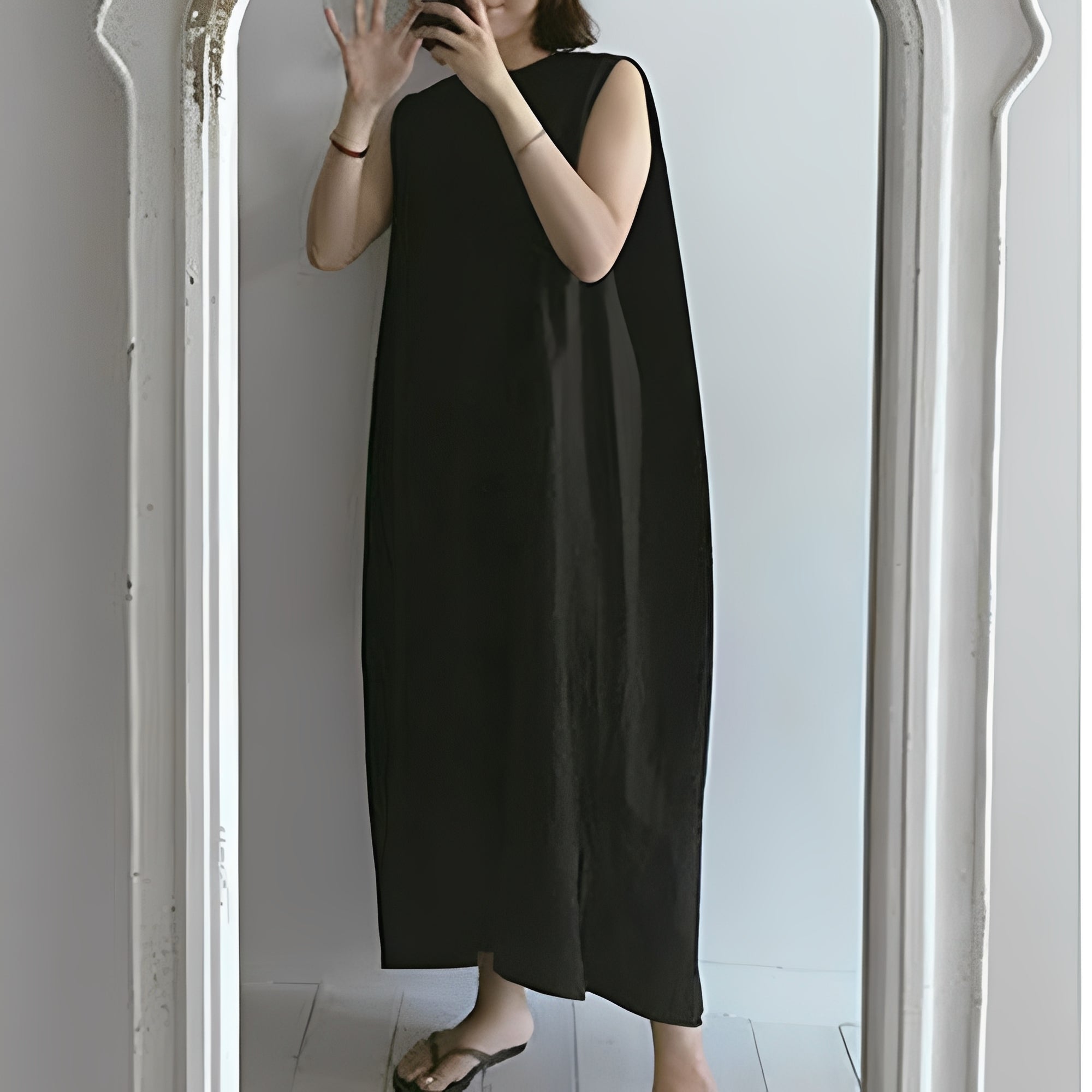 Carly - Luftiges, ärmelloses Plisseekleid für Damen