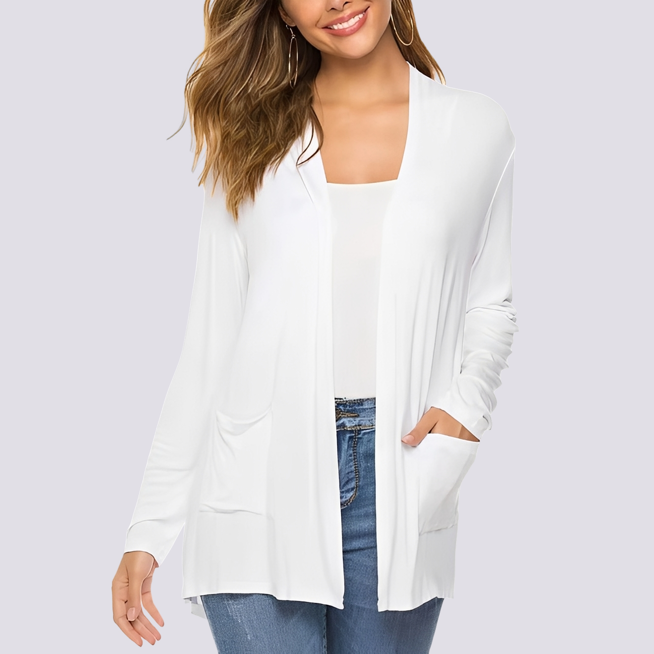 Bertha - Komfortable Jacke mit langen Ärmeln