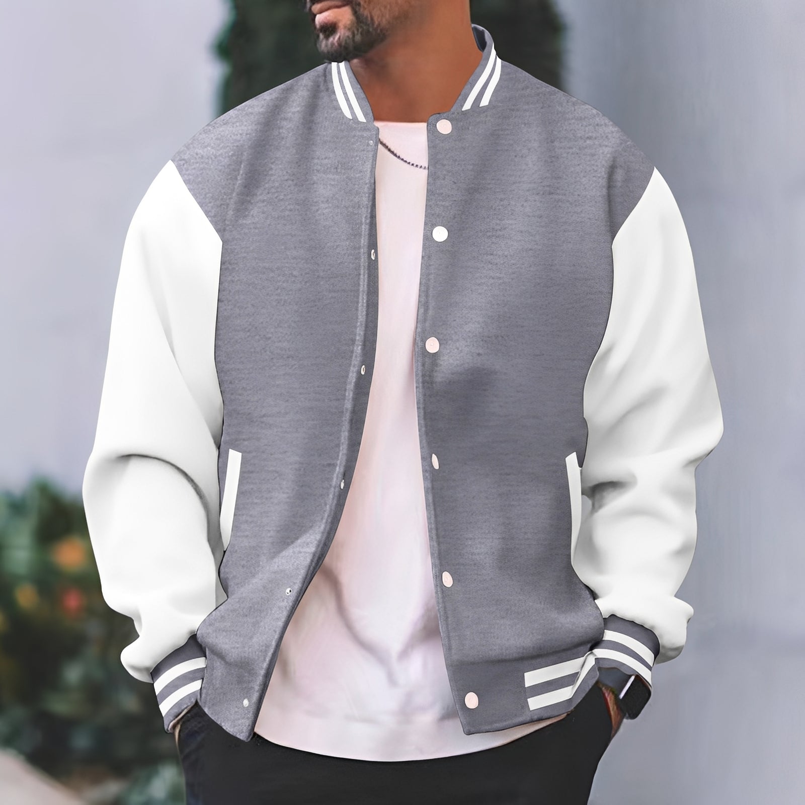 Greg - Stilvolle Herren-Bomberjacke mit lockerer Passform
