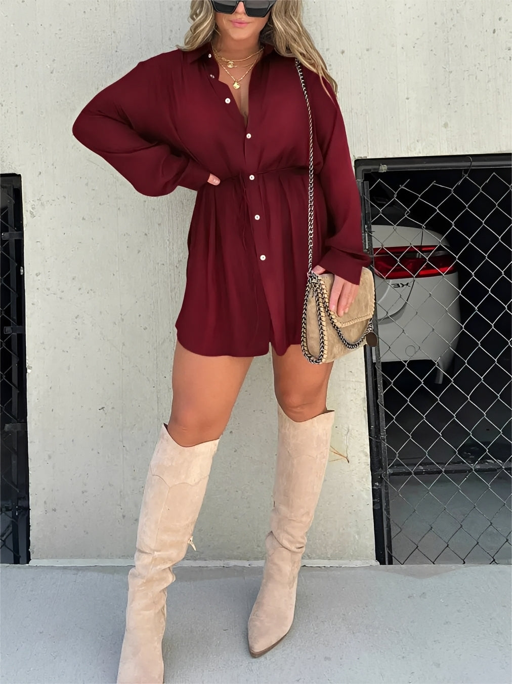 Effie - Bequemer Jumpsuit mit langen Ärmeln