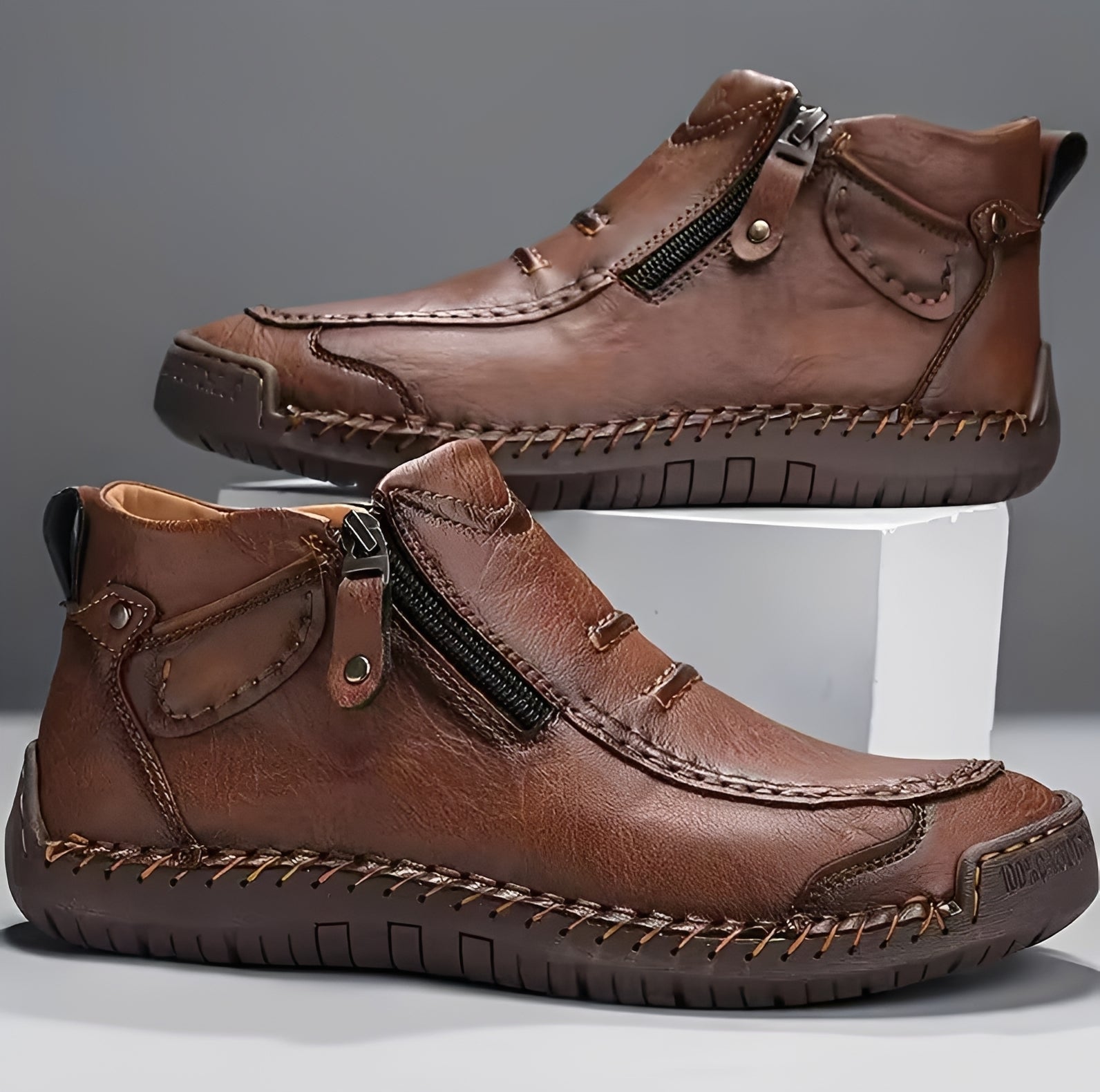 David - Elegante Stiefel mit Zipper