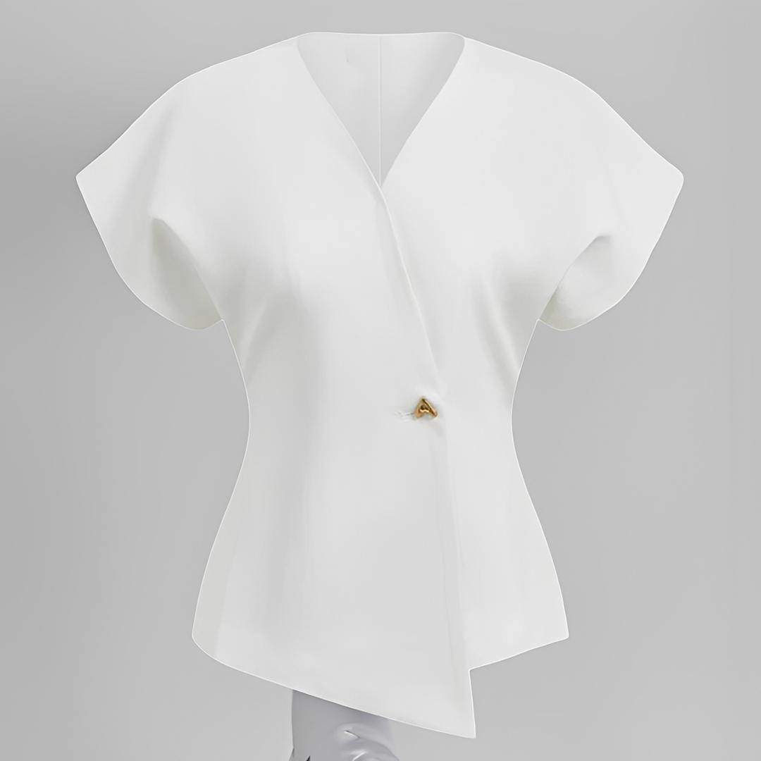 Ariella - Modische V-Ausschnitt Bluse