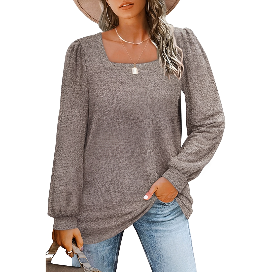 Jaylin - Elegantes Top mit eckigem Ausschnitt
