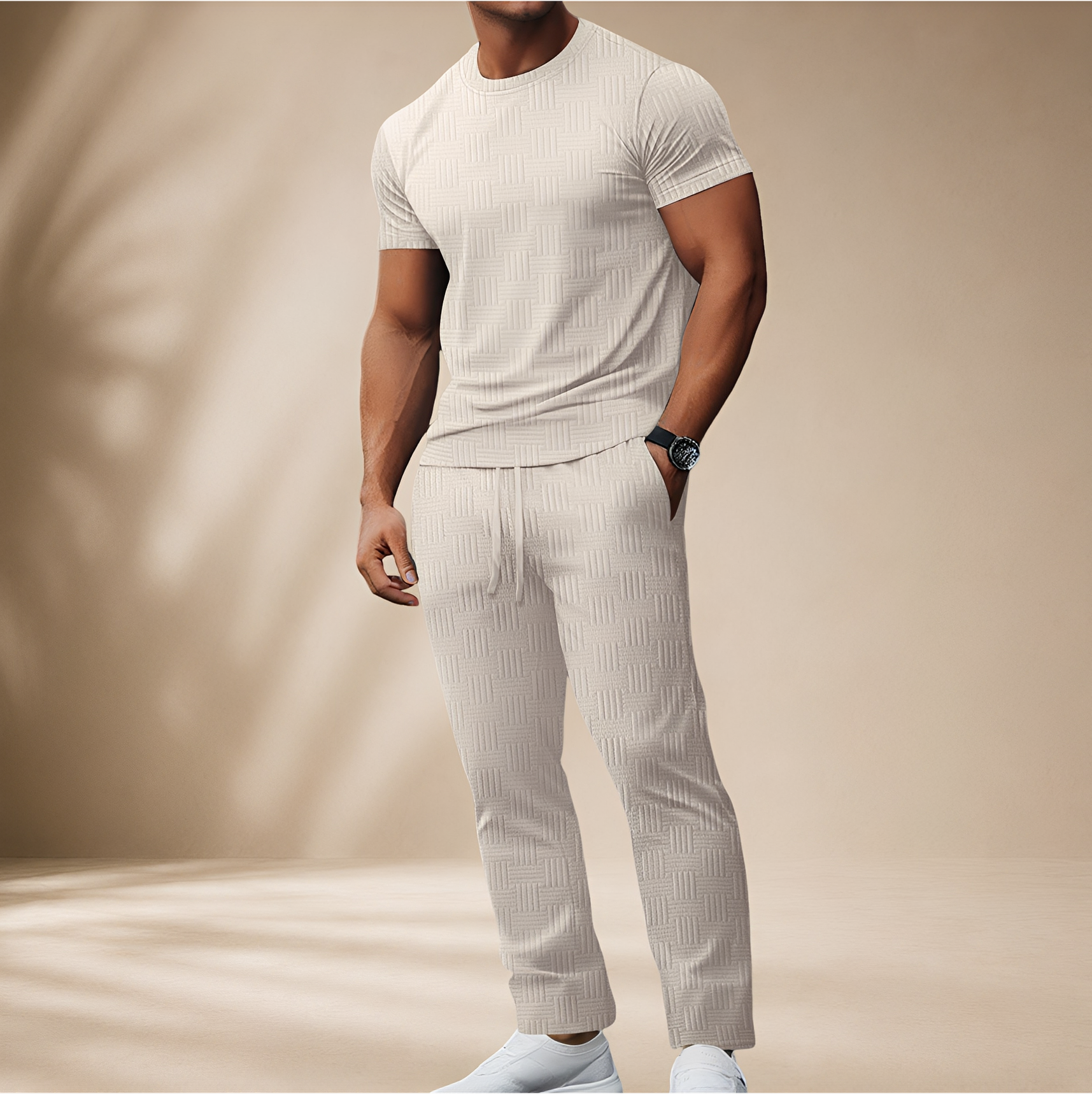 Thomas - Stilvolles Set aus T-Shirt und Hose